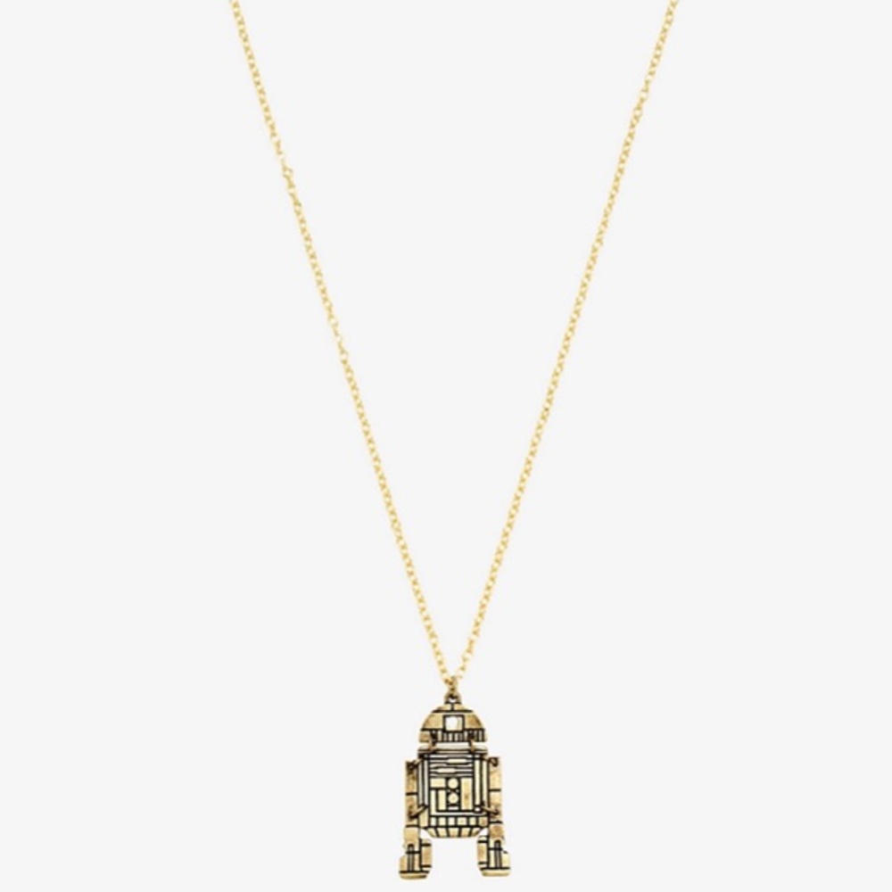 Star Wars R2-D2 Disassembled Necklace Hot Topic - Picture 3 of 5